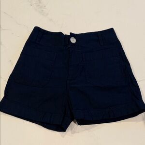 Anthropologie Dark Blue Women's cuffed shorts